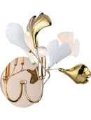Komor Porcelain Gold Wall Sconce - Heka Lighting & Trading Limited