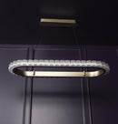Kongo Frosted Glass Soft Antique Dining Table Chandelier - Heka Lighting & Trading Limited