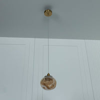 Kopenhag Bubbly Honey Glass Antique Pendant Light - Heka Lighting & Trading Limited