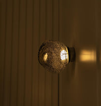 Kopenhag Bubbly Smoked Glass Chrome Wall Sconce - Heka Lighting & Trading Limited
