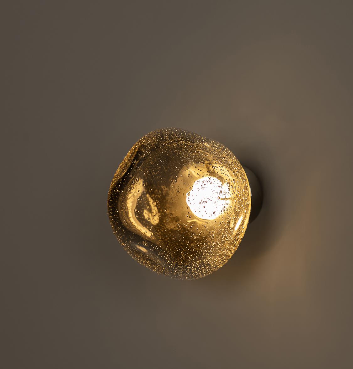 Kopenhag Bubbly Smoked Glass Chrome Wall Sconce - Heka Lighting & Trading Limited
