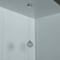 Kopenhag Bubbly Soft Glass Chrome Pendant Light Chandelier - Heka Lighting & Trading Limited
