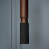 Kovak Single Black Concrete Gu10 Pendant Light Chandelier - Heka Lighting & Trading Limited