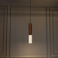 Kovak Single White Concrete Gu10 Pendant Light Chandelier - Heka Lighting & Trading Limited