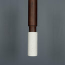 Kovak Single White Concrete Gu10 Pendant Light Chandelier - Heka Lighting & Trading Limited