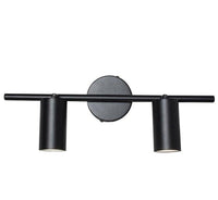 Koza 2-Piece Black Wall Sconce - Heka Lighting & Trading Limited