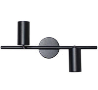 Koza 2-Piece Black Wall Sconce - Heka Lighting & Trading Limited