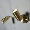 Koza 2-Piece Brushed Brass Wall Sconce - Heka Lighting & Trading Limited
