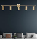 Koza Five Brushed Brass Wall Sconce - Heka Lighting & Trading Limited