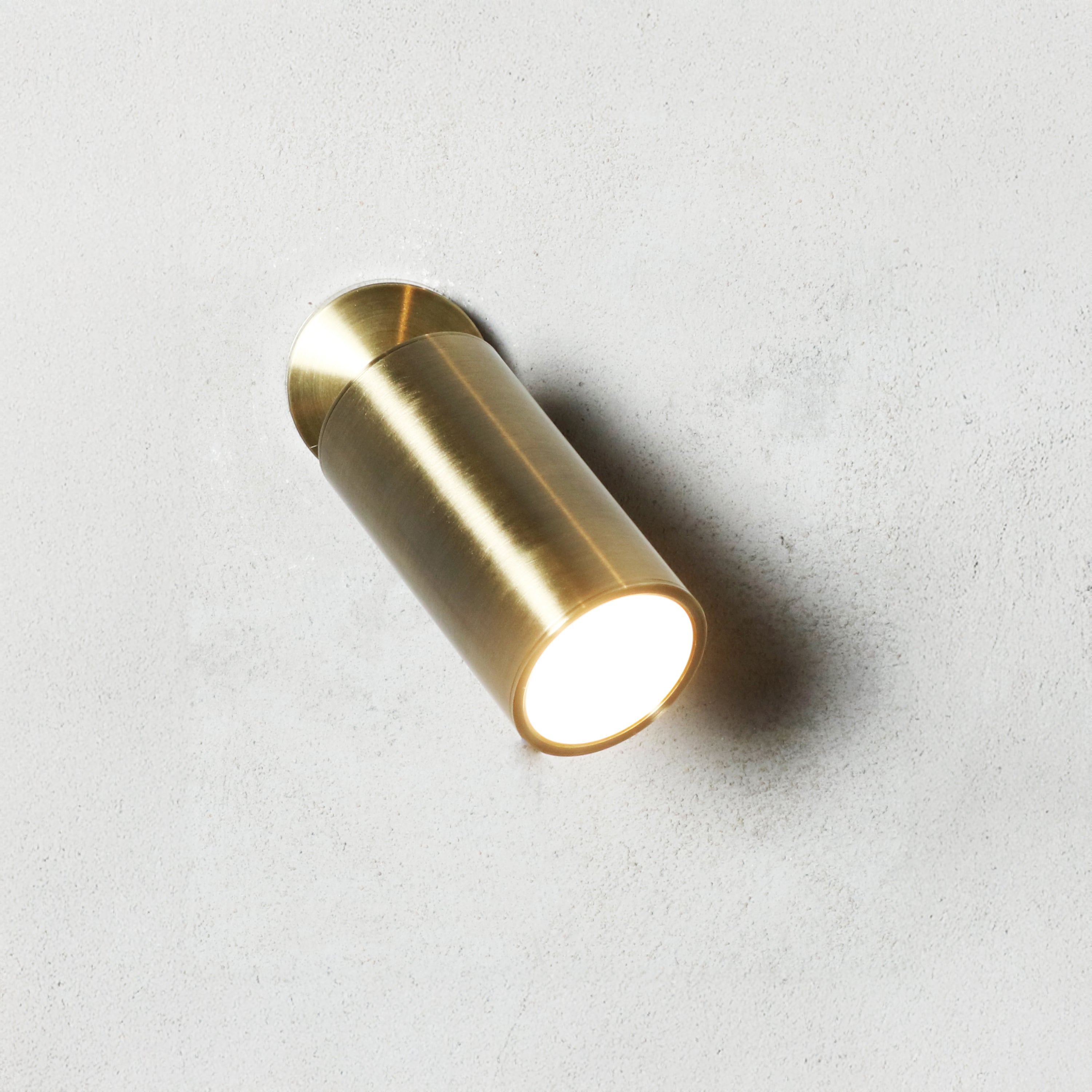 Koza Single Brushed Brass Wall Sconce - Heka Lighting & Trading Limited