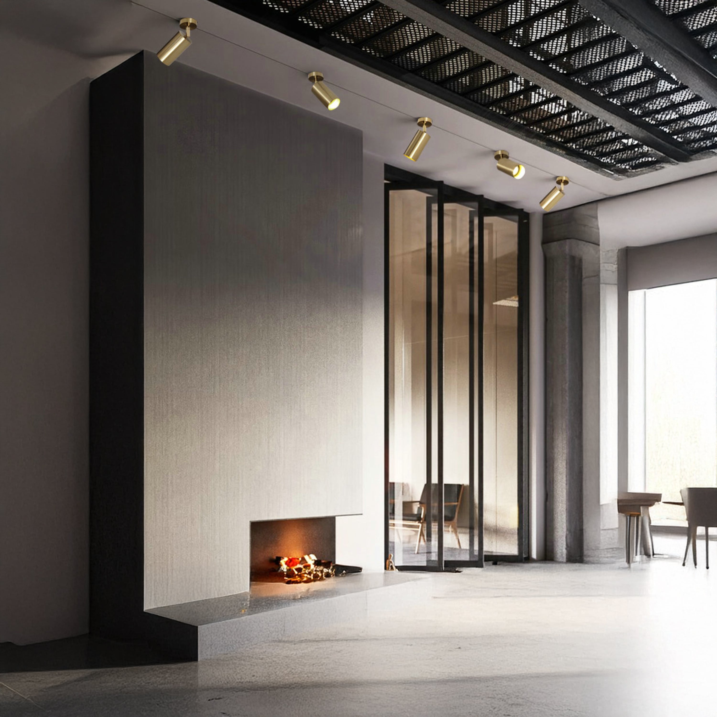 Koza Single Brushed Brass Wall Sconce - Heka Lighting & Trading Limited
