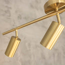 Koza Triple Brushed Brass Wall Sconce - Heka Lighting & Trading Limited