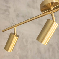 Koza Triple Brushed Brass Wall Sconce - Heka Lighting & Trading Limited