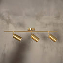 Koza Triple Brushed Brass Wall Sconce - Heka Lighting & Trading Limited