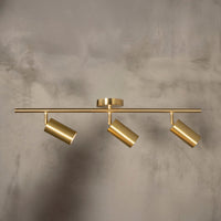Koza Triple Brushed Brass Wall Sconce - Heka Lighting & Trading Limited