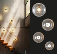 Labranda Single Smoked Glass Black Led Wall Sconce 15 Cm - Heka Lighting & Trading Limited