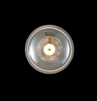 Labranda Single Smoked Glass Black Led Wall Sconce 15 Cm - Heka Lighting & Trading Limited