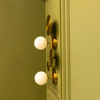 Lahey Soft Double Brushed Brass Wall Sconce - Heka Lighting & Trading Limited