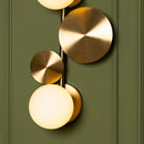Lahey Soft Double Brushed Brass Wall Sconce - Heka Lighting & Trading Limited