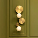 Lahey Soft Double Brushed Brass Wall Sconce - Heka Lighting & Trading Limited