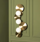 Lahey Soft Triple Brushed Brass Wall Sconce - Heka Lighting & Trading Limited