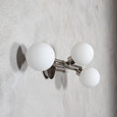 Likya Soft Three Glass Wall Sconce - Chrome - Heka Lighting & Trading Limited