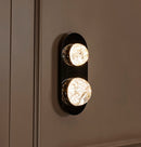 Lima Double Transparent Acrylic Platinum Led Wall Sconce - Heka Lighting & Trading Limited