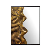 Gold Embossed Wall Art 90X120Cm