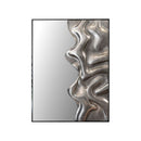 Silver Embossed Wall Art 90X120Cm