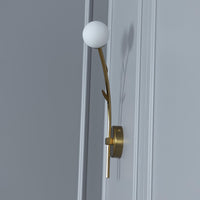 Madra Single Opal Glass Wall Sconce - Heka Lighting & Trading Limited