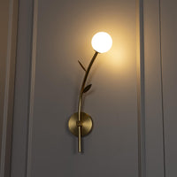 Madra Single Opal Glass Wall Sconce - Heka Lighting & Trading Limited