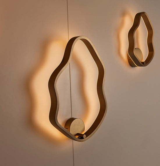 Marsis Stainless Brushed Brass Big Led Wall Sconce
