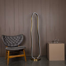 Marsis Stainless Brushed Brass Floor Lamp - Heka Lighting & Trading Limited