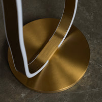 Marsis Stainless Brushed Brass Floor Lamp - Heka Lighting & Trading Limited