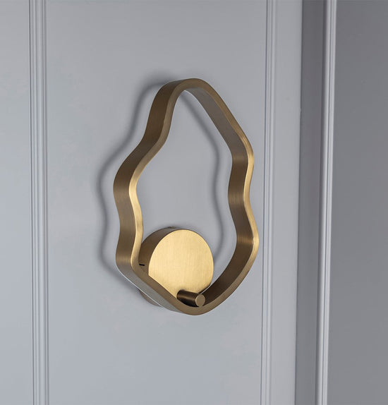 Marsis Stainless Brushed Brass Small Led Wall Sconce