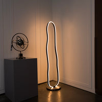 Marsis Stainless Platinum Floor Lamp - Heka Lighting & Trading Limited