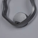 Marsis Stainless Platinum Small Led Wall Sconce - Heka Lighting & Trading Limited