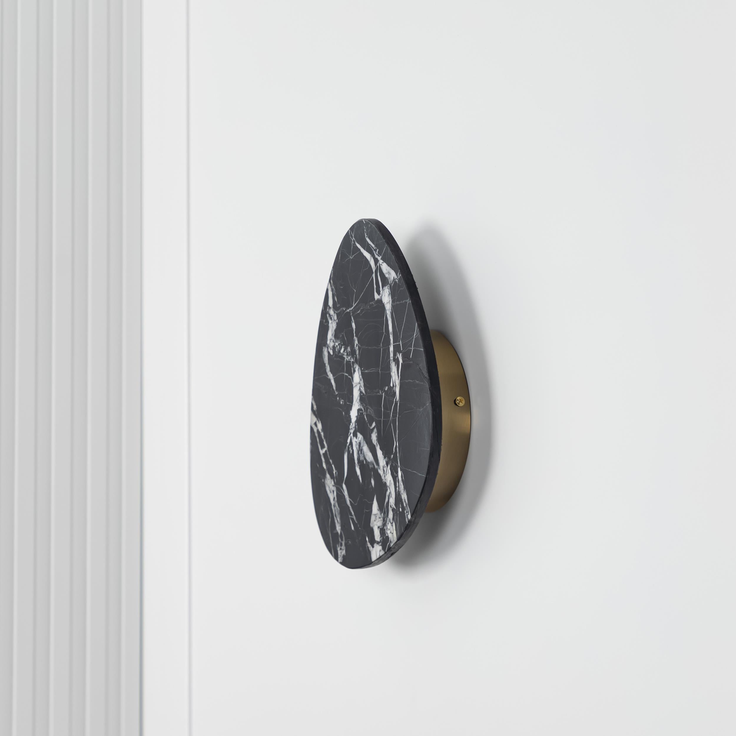 Medusa Black Marbled Led Wall Sconce 27 Cm - Heka Lighting & Trading Limited