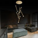 Mergen 7-Piece Antique Pendant Light Chandelier - Heka Lighting & Trading Limited