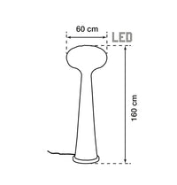 Mimosa Soft Touch White Mushroom Floor Lamp 60 Cm - Heka Lighting & Trading Limited