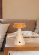 Morchella Rechargeable Yellow Table Lamp - Heka Lighting & Trading Limited