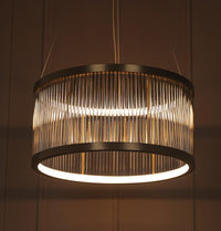 Nablus Transparent Glass Stick Antique Chandelier - 60Cm - Heka Lighting & Trading Limited