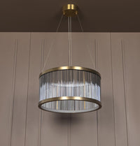 Nablus Transparent Glass Stick Antique Chandelier - 60Cm - Heka Lighting & Trading Limited