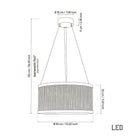 Nablus Transparent Glass Stick Antique Chandelier - 60Cm - Heka Lighting & Trading Limited