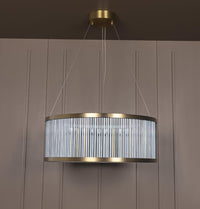 Nablus Transparent Glass Stick Antique Chandelier - 80Cm - Heka Lighting & Trading Limited