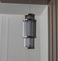 Nablus Transparent Glass Stick Antique Pendant Light - Heka Lighting & Trading Limited