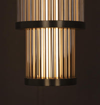 Nablus Transparent Glass Stick Antique Pendant Light - Heka Lighting & Trading Limited