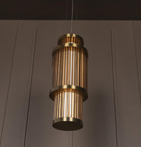 Nablus Transparent Glass Stick Antique Pendant Light - Heka Lighting & Trading Limited