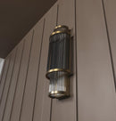 Nablus Transparent Glass Stick Antique Wall Sconce - Heka Lighting & Trading Limited