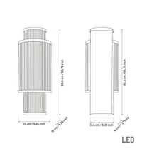 Nablus Transparent Glass Stick Antique Wall Sconce - Heka Lighting & Trading Limited
